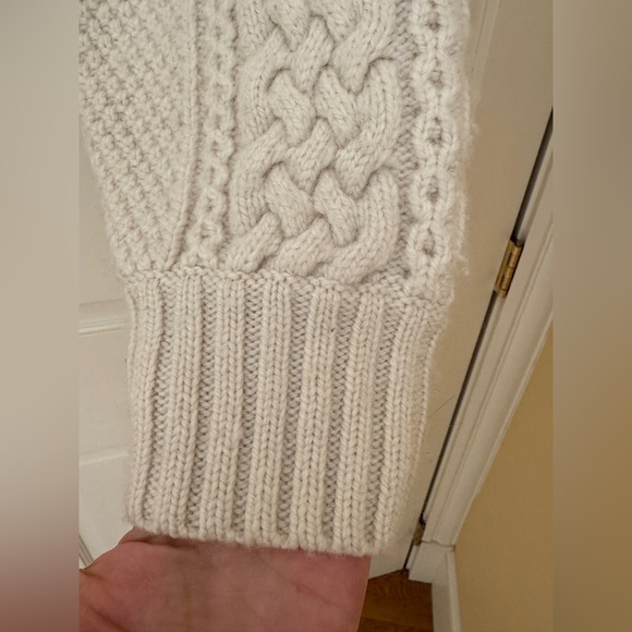 SHAINA MOTE wool fisherman sweater XS/S - Picture 3 of 6